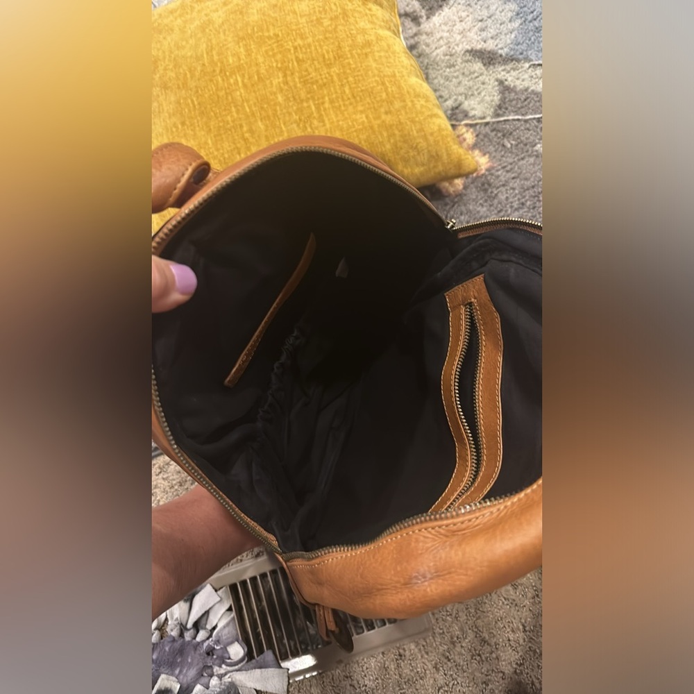 Genuine Leather Backpack - Picture 3 of 4